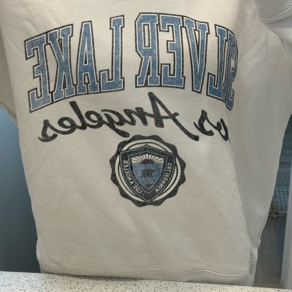 Abercrombie & Fitch Cream Crewneck Sweater - Picture 2 of 4